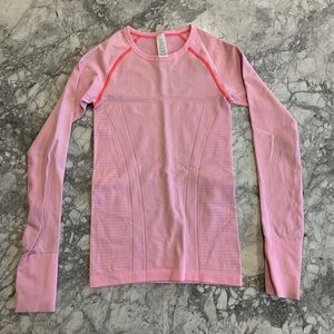 Ivivva Girls pink long sleeve shirt